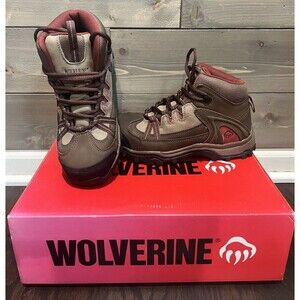 NEW Wolverine Women's Maggie Mid Steel Toe Work Boots Slip Resistant Size 7 M